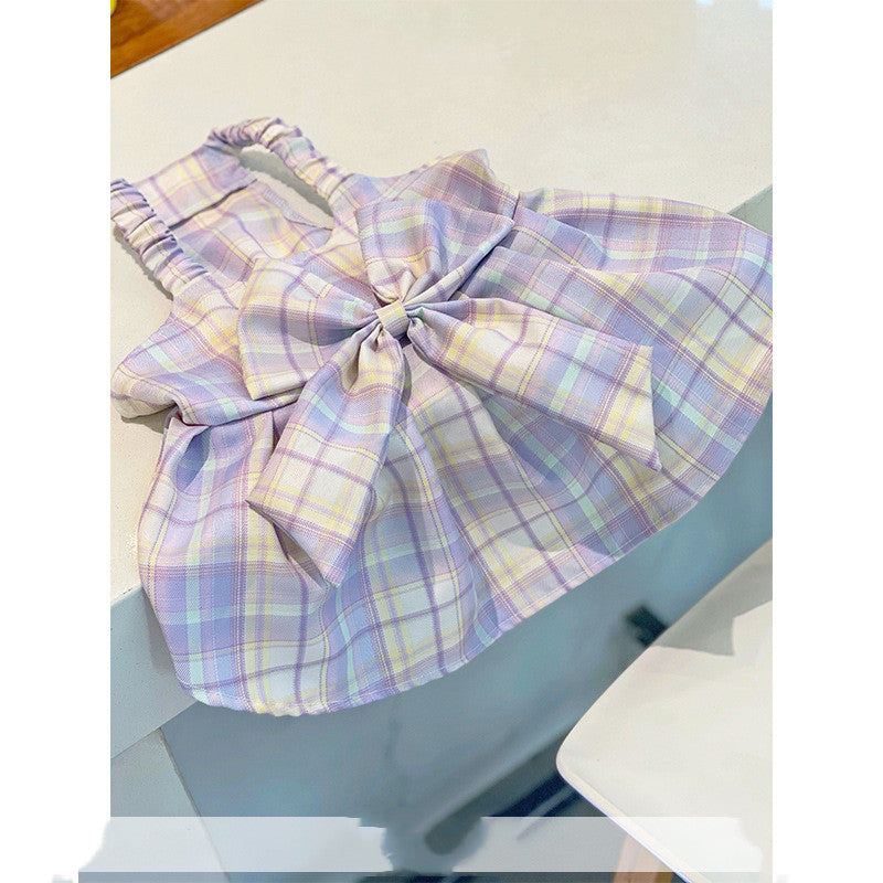 KFX-2285629 Breathable Purple Dog Skirt Pet Sling - Available in Sizes L to 3XL
