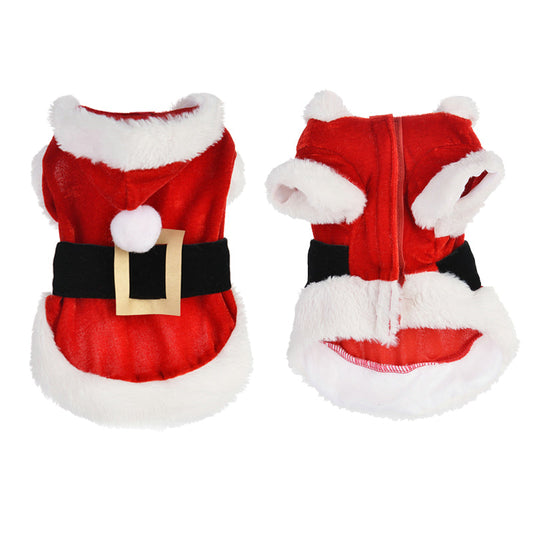 KFX-2287421 Festive Dog Christmas Costume in Various Sizes: XS to XL