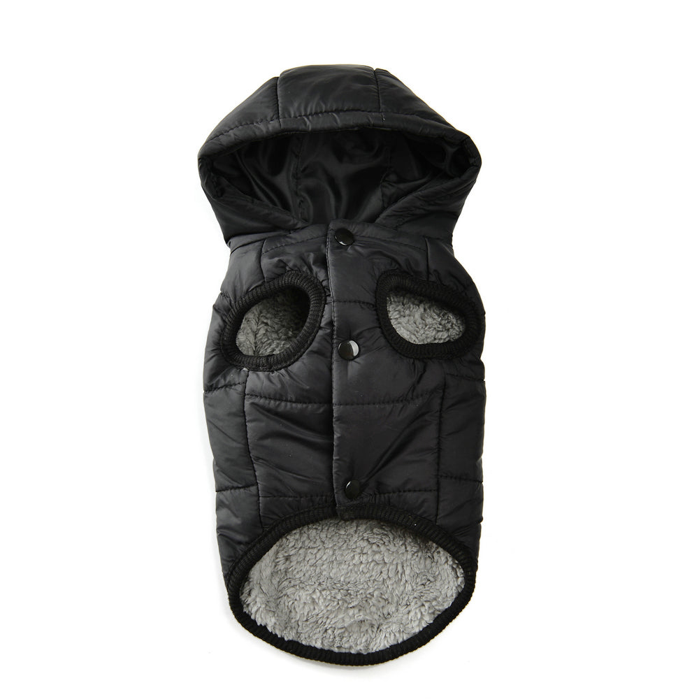 KFX-2287805 Brown Cotton-Padded Coat for Dogs - Casual Pet Clothing