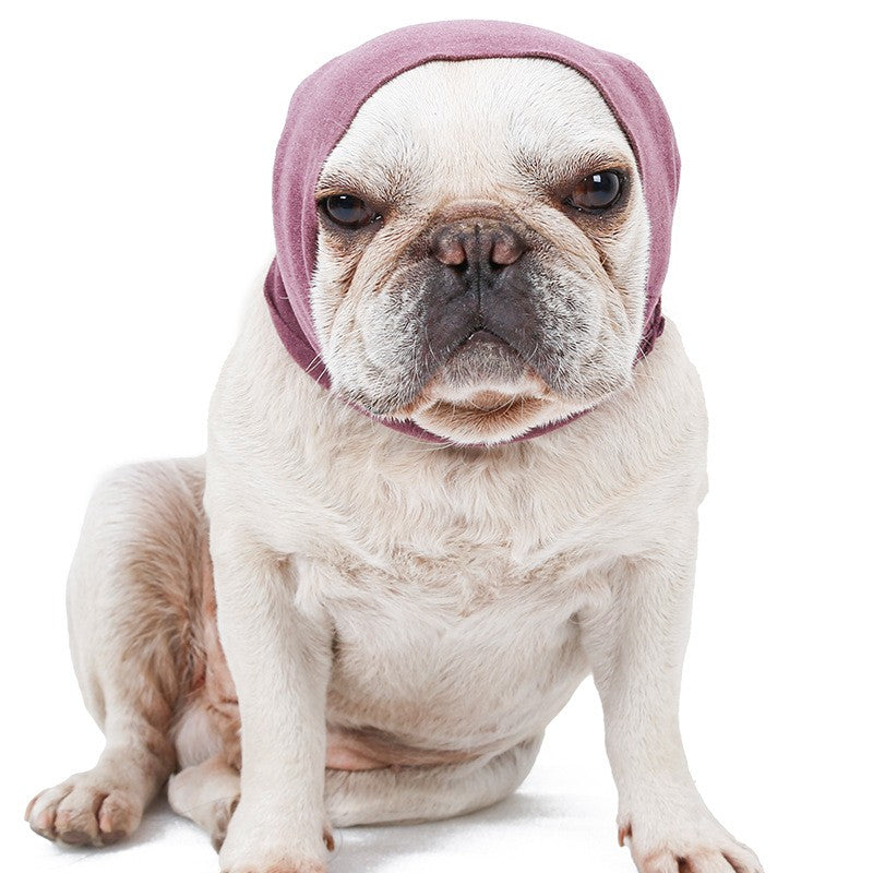 KFX-2288061 Warm Decompression Pet Ear Cover Hat – Soft Material, Seasonal Comfort in Purple and Blue