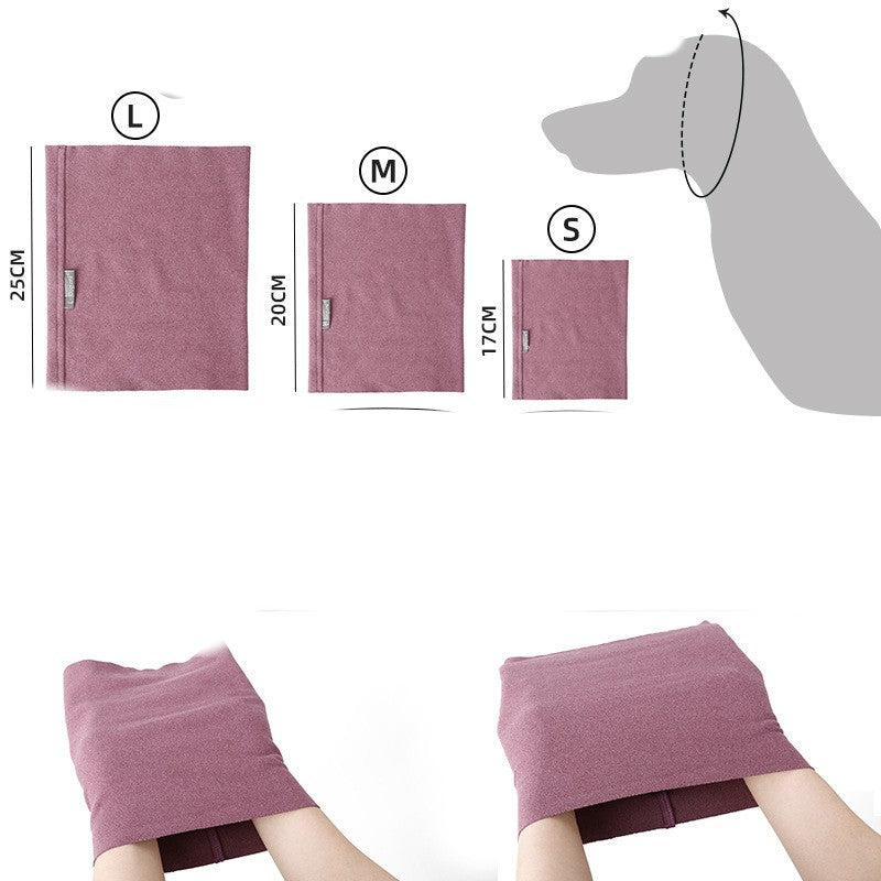 KFX-2288061 Warm Decompression Pet Ear Cover Hat – Soft Material, Seasonal Comfort in Purple and Blue
