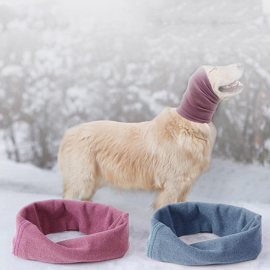 KFX-2288061 Warm Decompression Pet Ear Cover Hat – Soft Material, Seasonal Comfort in Purple and Blue