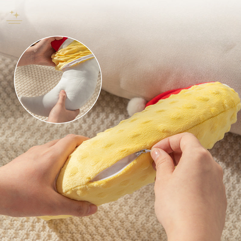 KFX-2290493 Pet U-Shaped Pillow for Cats and Dogs – Washable and Disassemblable, Available in 3 Fun Designs