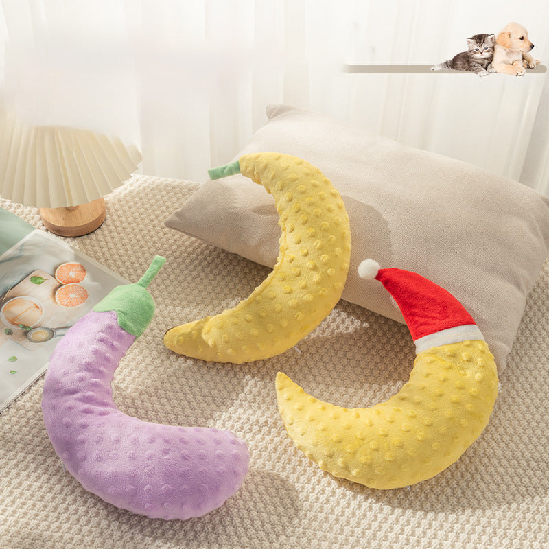 KFX-2290493 Pet U-Shaped Pillow for Cats and Dogs – Washable and Disassemblable, Available in 3 Fun Designs
