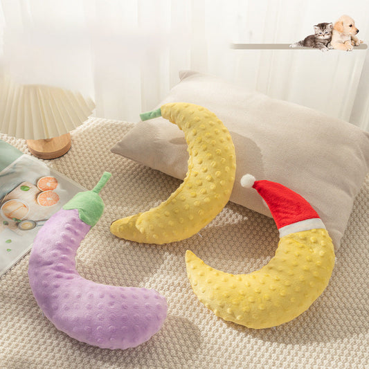 KFX-2290493 Pet U-Shaped Pillow for Cats and Dogs – Washable and Disassemblable, Available in 3 Fun Designs