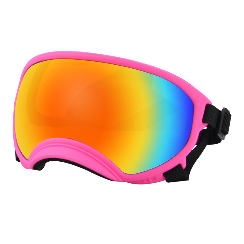 KFX-2290621 Dog Skiing Goggles - PC Material, Sizes S to L, Perfect for Outdoor Adventures