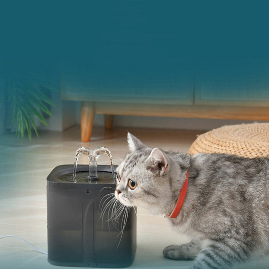 KFX-2294845 Automatic Cat and Dog Drinking Fountain - 2L Water Capacity - USB Powered - Multiple Color Options Available