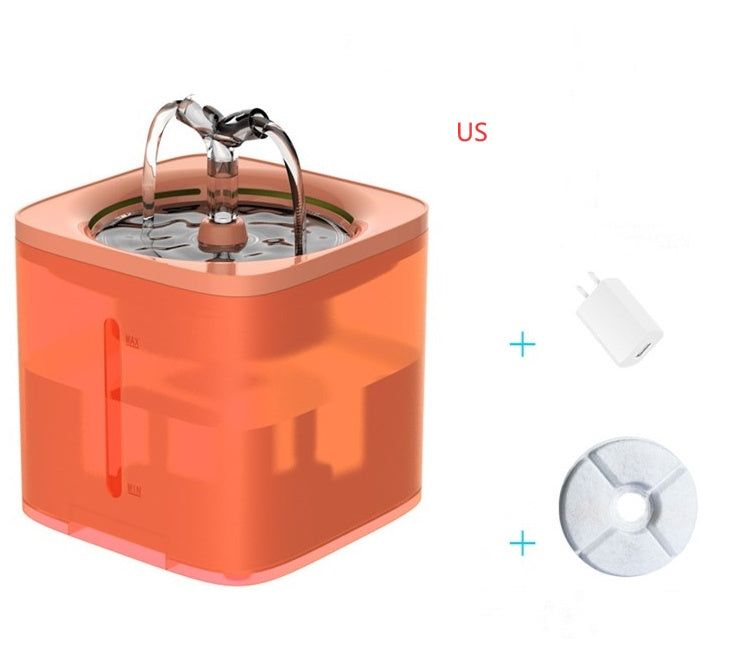 KFX-2294845 Automatic Cat and Dog Drinking Fountain - 2L Water Capacity - USB Powered - Multiple Color Options Available