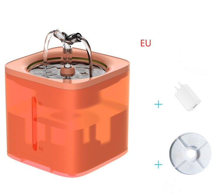 KFX-2294845 Automatic Cat and Dog Drinking Fountain - 2L Water Capacity - USB Powered - Multiple Color Options Available