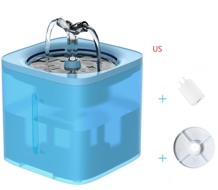 KFX-2294845 Automatic Cat and Dog Drinking Fountain - 2L Water Capacity - USB Powered - Multiple Color Options Available