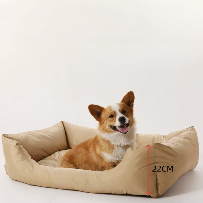 KFX-2296253 Waterproof Oxford Cloth Dog Bed and Cat Litter - Four Seasons Pet Sofa, Available in Multiple Sizes