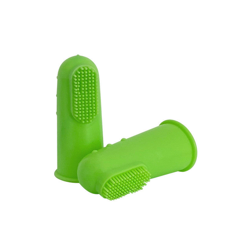 KFX-2296637 Dual-Headed Cat and Dog Toothbrush for Effective Pet Dental Care