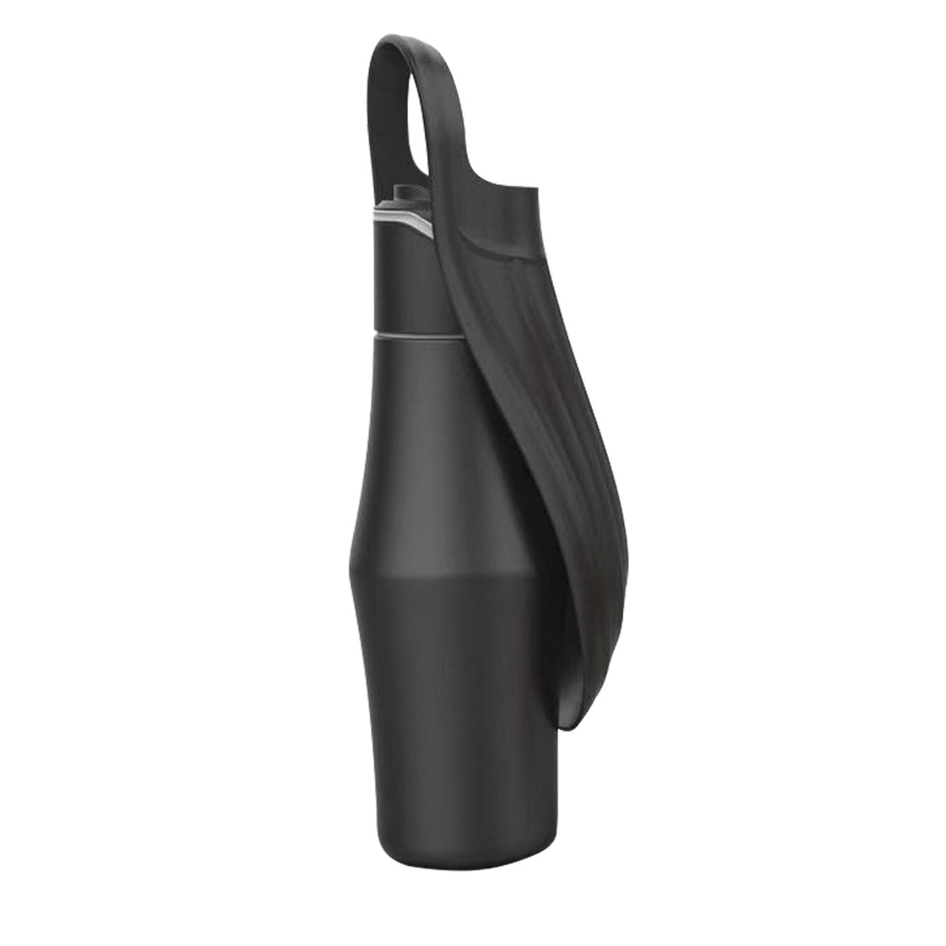 KFX-2300605 Portable Pet Water Bottle with Soft Silicone Leaf Design for Outdoor Travel, 750ml Capacity, Leak Proof and Safe for Dogs