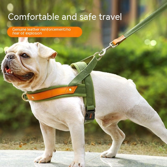 KFX-2303805 Dog Vest Harness with Hand-Holding Rope for Comfortable Walking