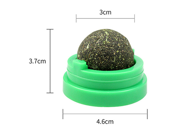 KFX-2311101 Bouncy Suction Cup Spring Ball Cat Toy with Pompom Attachment