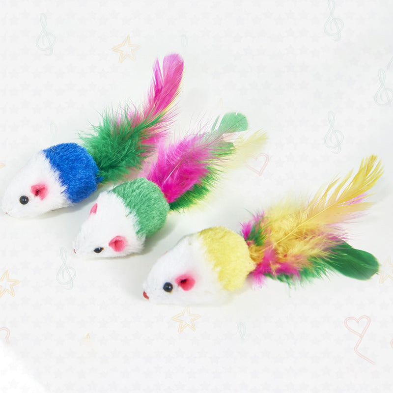 KFX-2311101 Bouncy Suction Cup Spring Ball Cat Toy with Pompom Attachment