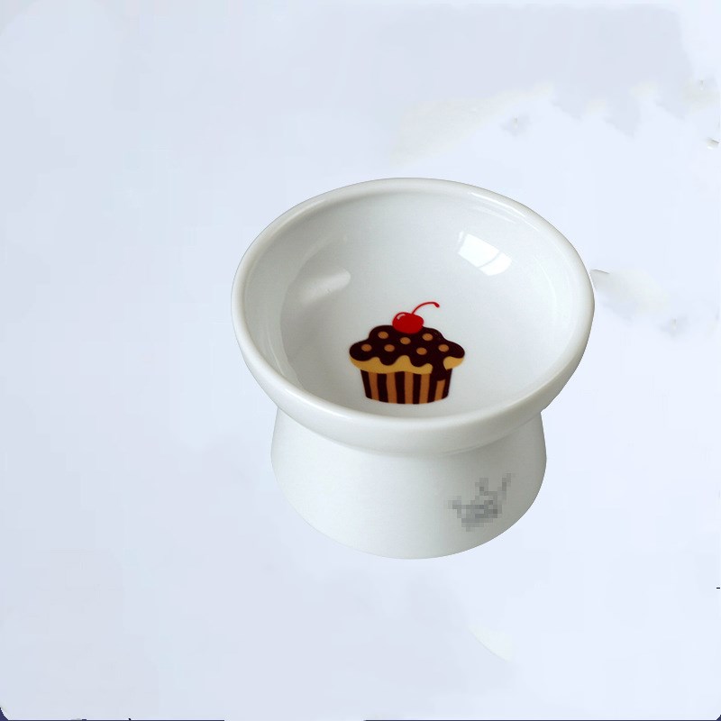 KFX-2316221 Ceramic Dog and Cat Bowls with Unique Defects - Mini and Large Sizes Available