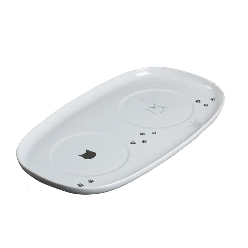 KFX-2316221 Ceramic Dog and Cat Bowls with Unique Defects - Mini and Large Sizes Available