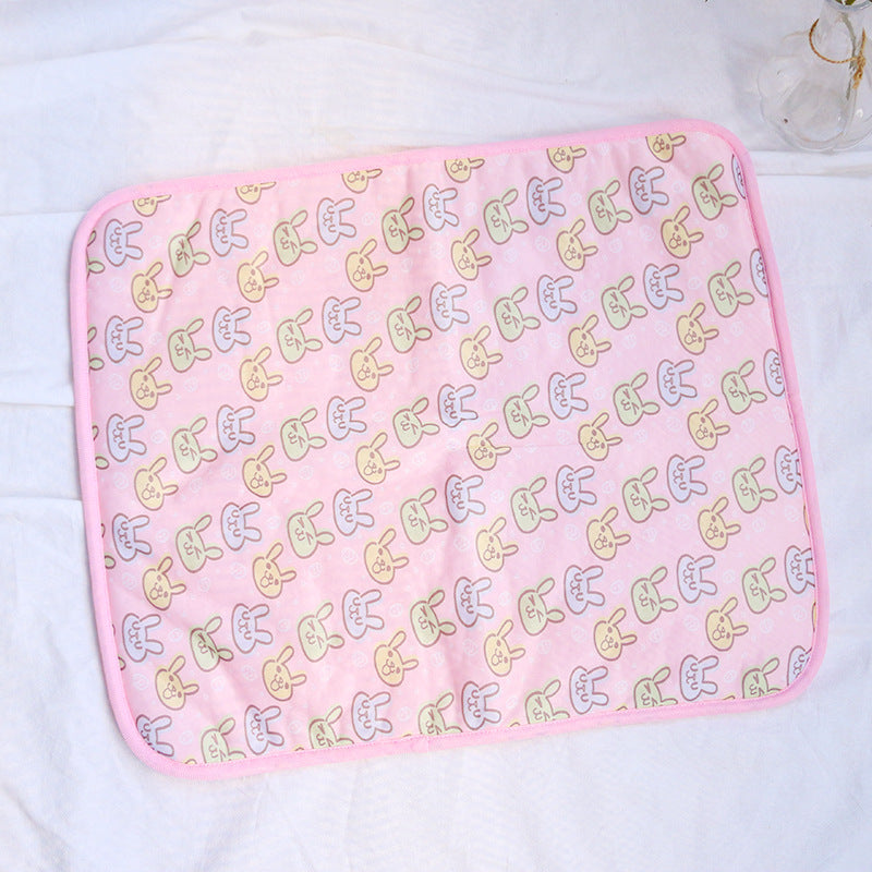 KFX-2317885 Cooling Pet Mat with Pressure-Activated Technology – Lightweight and Portable Options in Yellow, Blue, Pink, Multiple Sizes Available