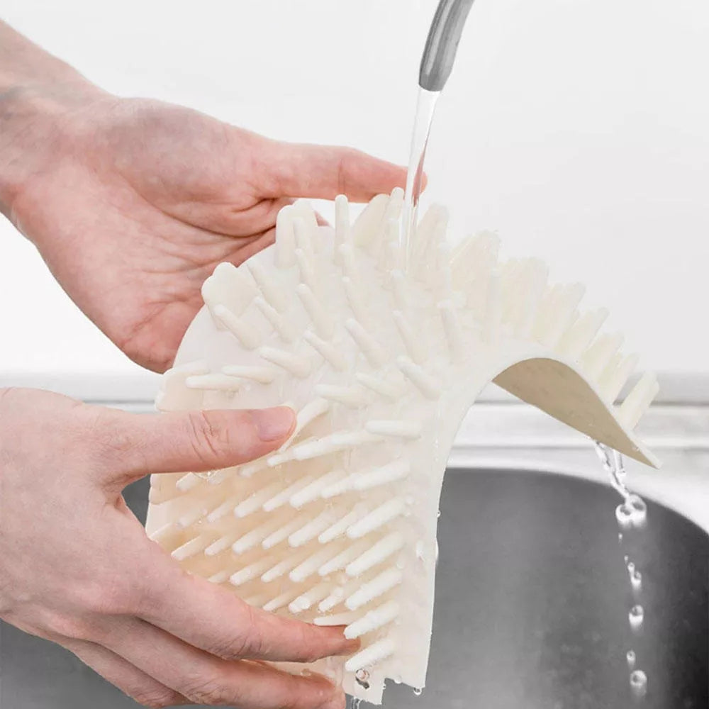 KFX-2323645 Portable Pet Foot Washer Cup with Soft Silicone Bristles for Effective Cleaning