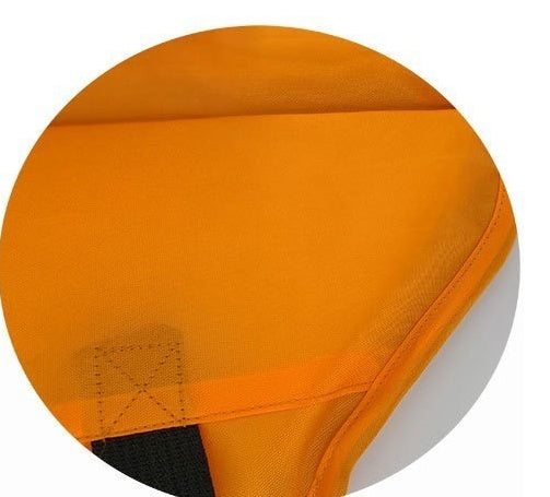 KFX-2324157 Shark Fin Pet Life Jacket for Dogs - Blue & Orange, Multiple Sizes (XS to XXL)
