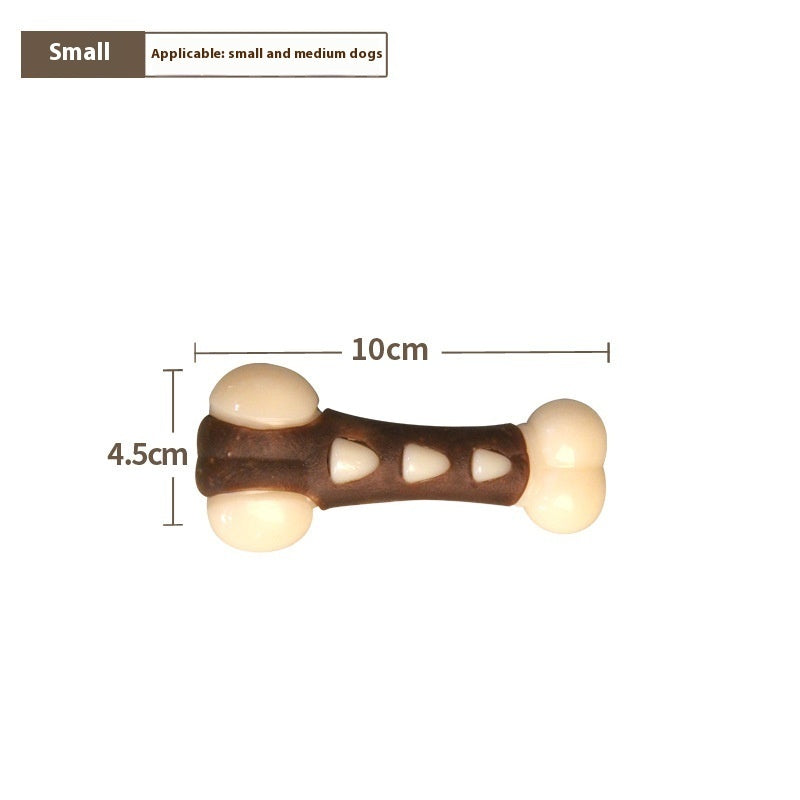 KFX-2326589 Durable Foodie-Bone Cowhide & Nylon PU Toy for All Dog Types