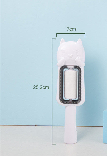KFX-2327357 Pet Hair Removal Drum Wipes Comb for Dogs - Disposable Cleaning Tool