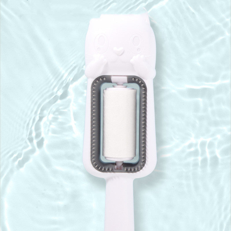 KFX-2327357 Pet Hair Removal Drum Wipes Comb for Dogs - Disposable Cleaning Tool