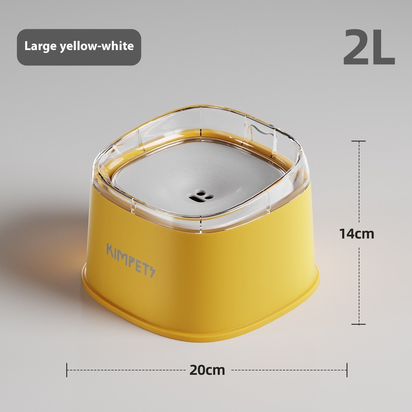 KFX-2327613 Floating Dog Bowl with Anti-Tumble Design 1500ml and 2000ml Options Available