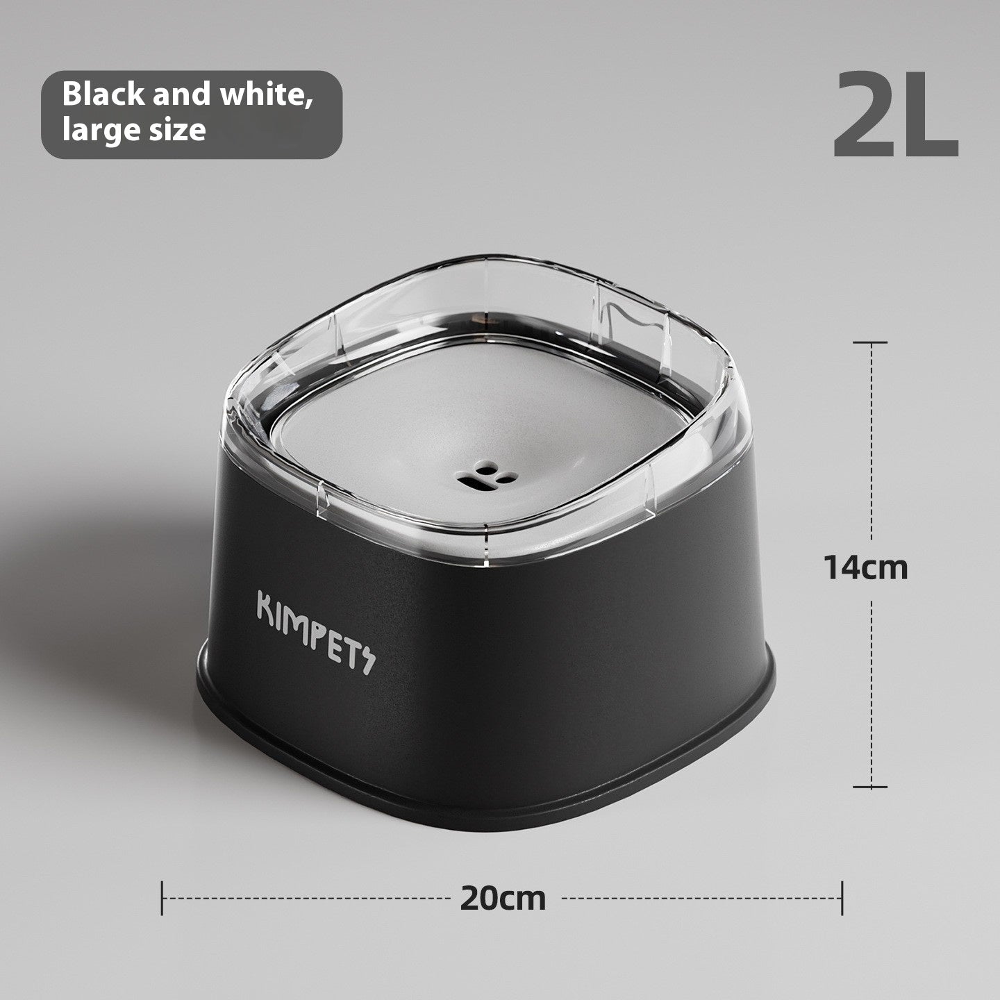 KFX-2327613 Floating Dog Bowl with Anti-Tumble Design 1500ml and 2000ml Options Available