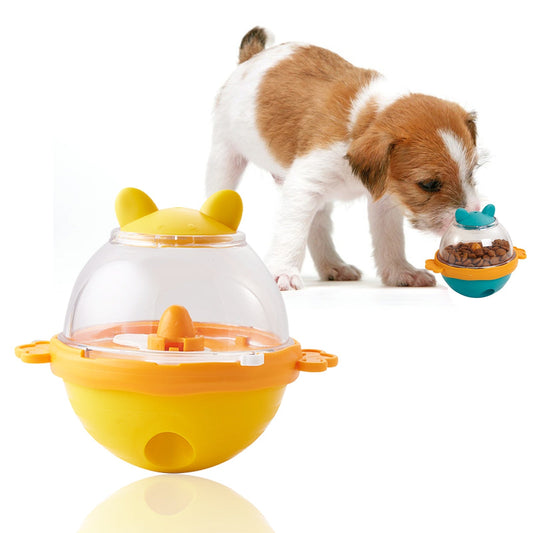 KFX-2334781 Interactive Dog & Cat Treat Dispenser Puzzle Ball for Medium to Large Breeds