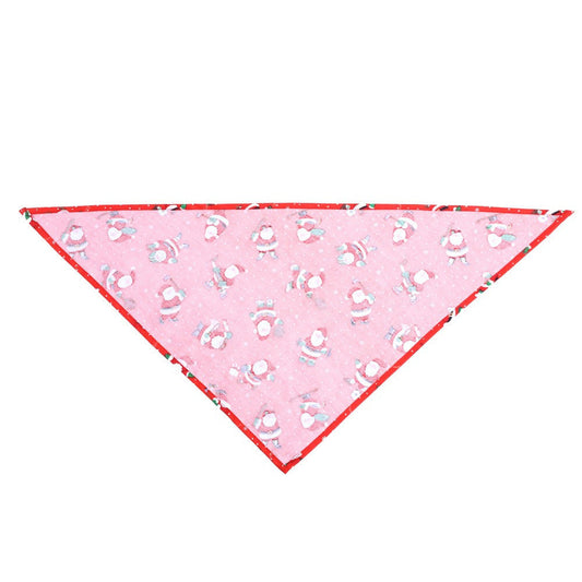 KFX-2334909 Santa Claus Pet Triangle Scarf with Adjustable Buckle Design