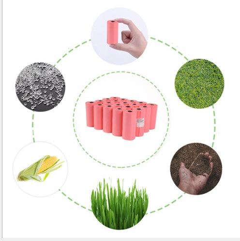 KFX-2339517 Portable Pet Waste Bags - Eco-Friendly EPI Material, 22x35cm, Convenient Disposal Solution