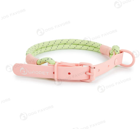 KFX-2342845 Solid Color PVC Dog Leash with Hand Holding Rope in Dark Red, Purple, Yellow, and Taoyao Green