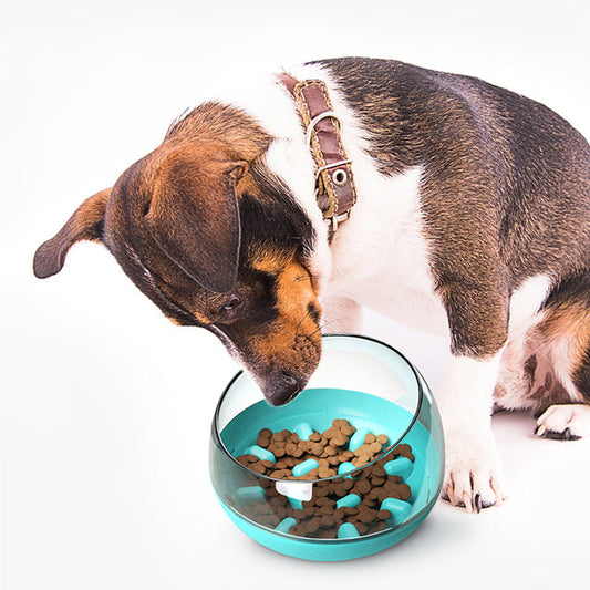 KFX-2343229 Slow Feed Space Capsule Dog Bowl for Healthy Chewing - Non-Slip Design