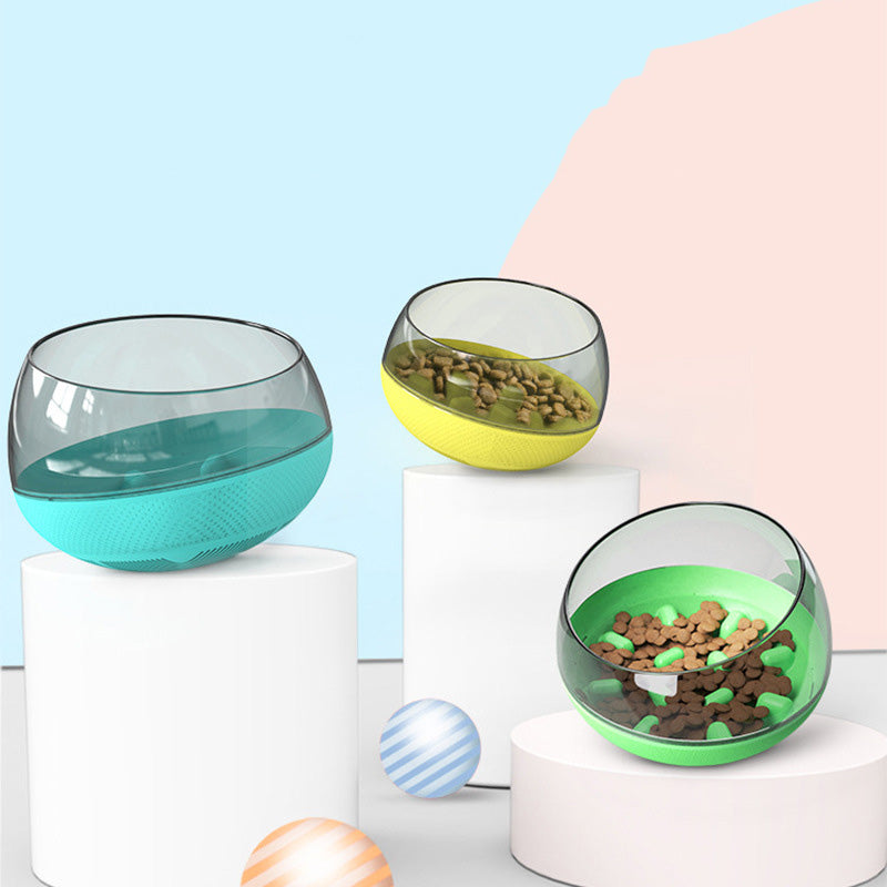 KFX-2343229 Slow Feed Space Capsule Dog Bowl for Healthy Chewing - Non-Slip Design