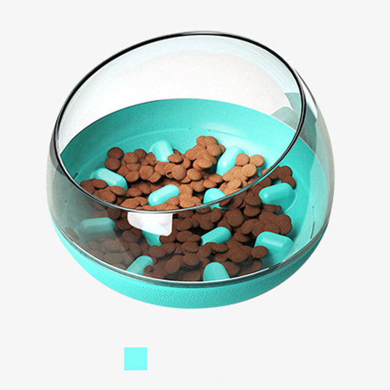 KFX-2343229 Slow Feed Space Capsule Dog Bowl for Healthy Chewing - Non-Slip Design