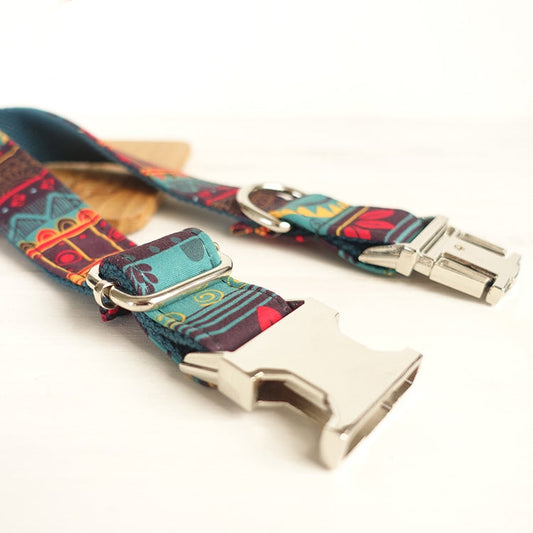 KFX-2345021 Durable Polyester Alloy Buckle Pet Dog Ring for Secure Leash Attachment