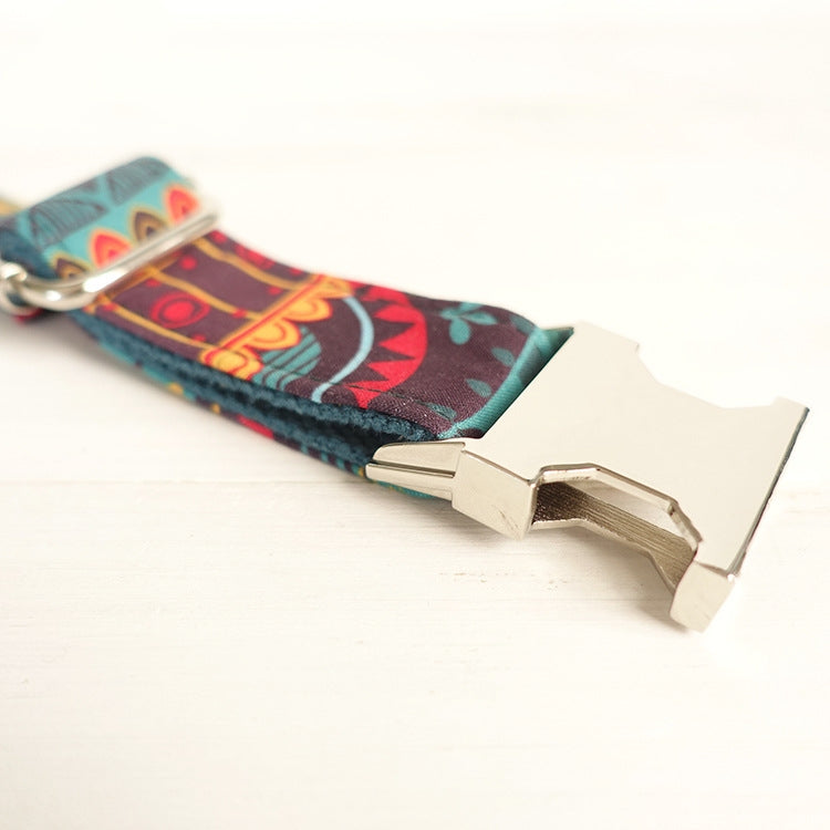 KFX-2345021 Durable Polyester Alloy Buckle Pet Dog Ring for Secure Leash Attachment