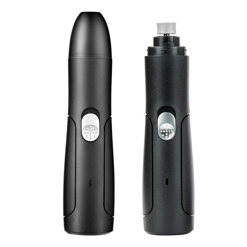KFX-2346813 USB Rechargeable Nail Trimmer for Pet Grooming - Includes Nail Polisher and Charging Cable
