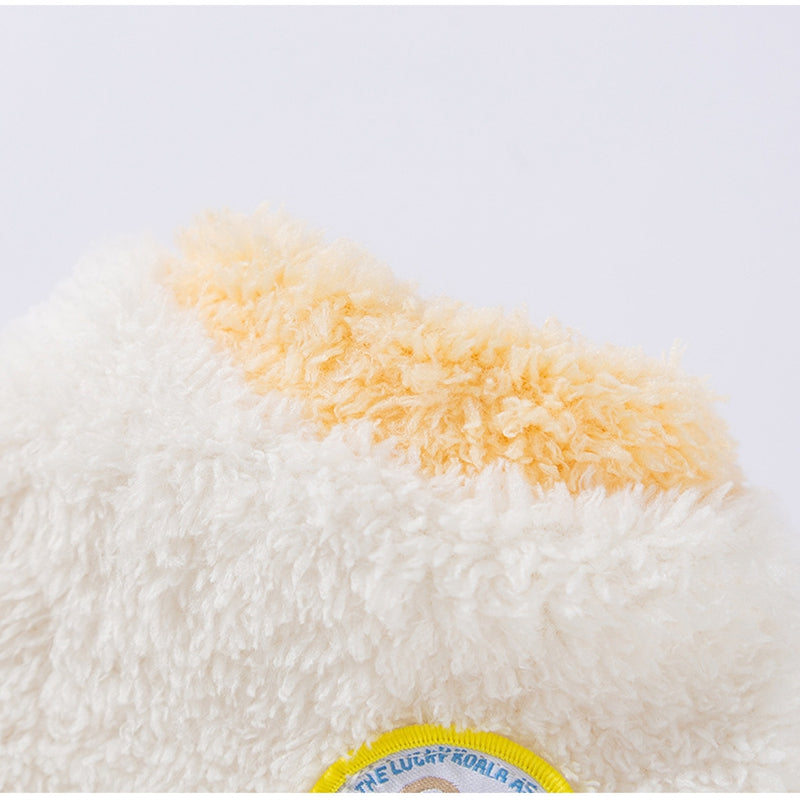 KFX-2347581 Cozy Two-Legged Fleece Coat for Small Dogs and Cats with Koala Patch