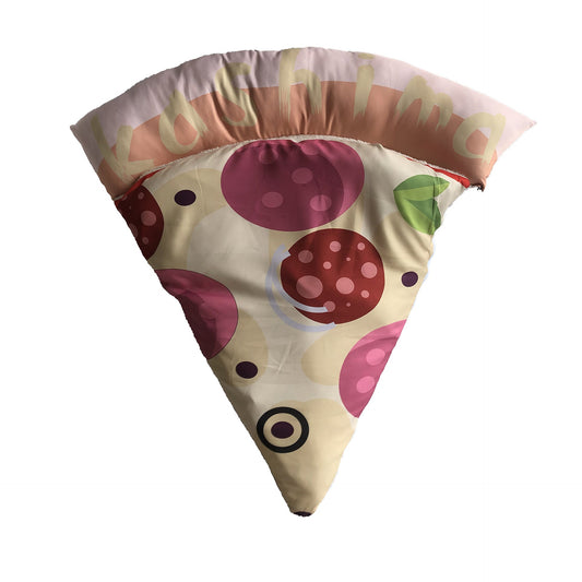 KFX-2348861 Cozy Pizza Pet Sleeping Bag for Cats and Dogs - Four Seasons - 90cm x 80cm