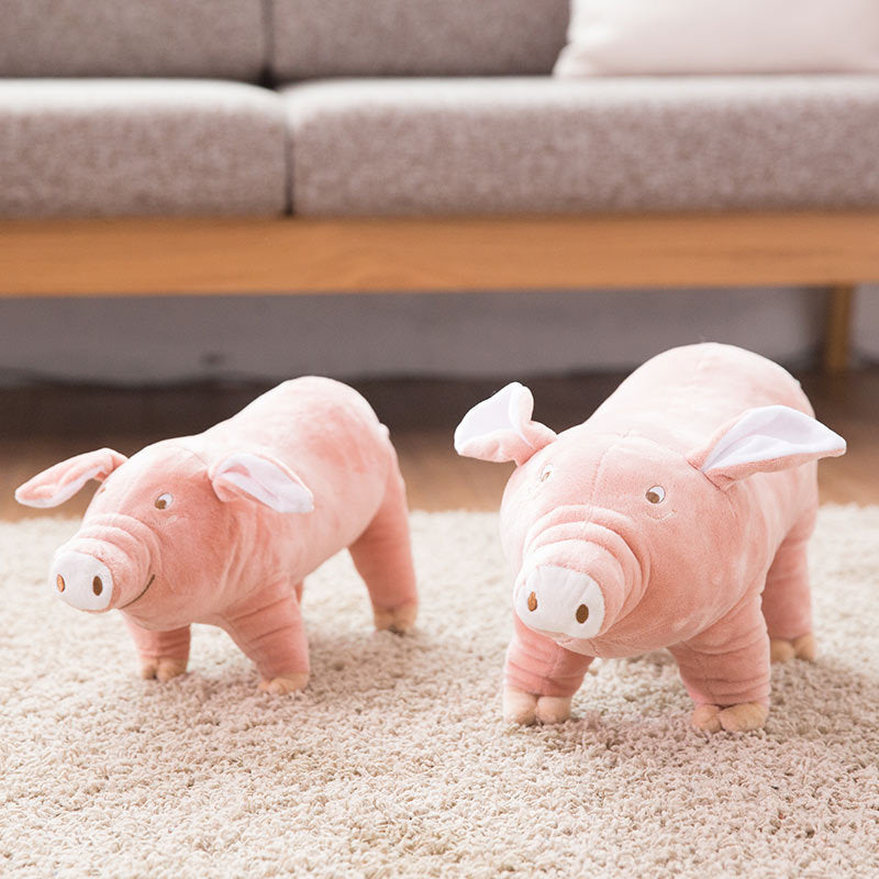 KFX-2349629 Sleeping Pig Plush Toy - Various Sizes Available