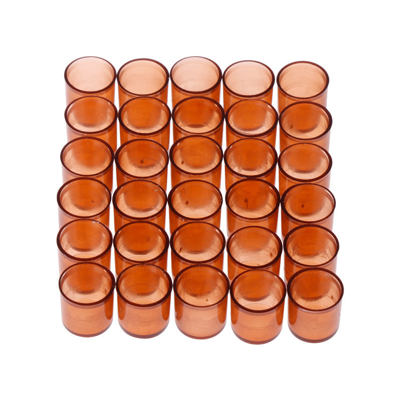 KFX-2351037 Brown Plastic Yuwang Cup for Bee Breeding - Pack of Essential Yuwang Tools