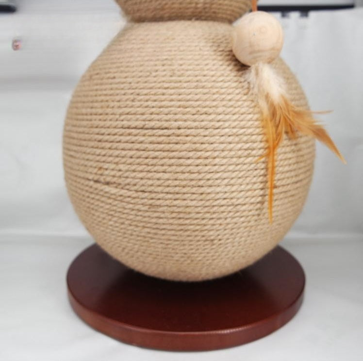 KFX-2352061 Sisal Pear-Shaped Cat Climber with Scratch-Resistant Design for Playful Cats
