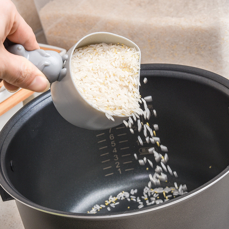 KFX-2352573 Multi-Functional Rice Measuring Cup with Temperature Resistance - Ideal Kitchen Tool