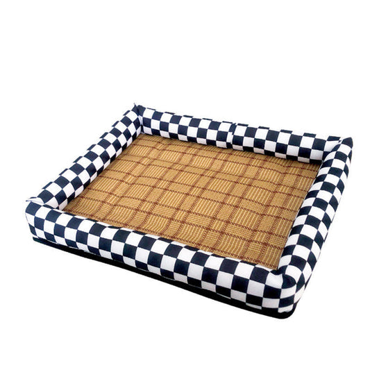 KFX-2352829 Universal Removable and Washable Dog Kennel Mat for Summer Season - Multiple Colors and Sizes Available