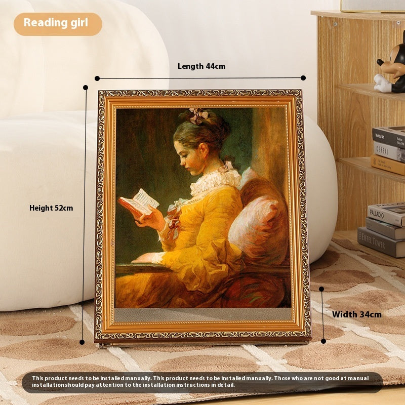 KFX-2354749 Retro Cat Scratch Board Toy with Unique Vintage Photo Frame Designs