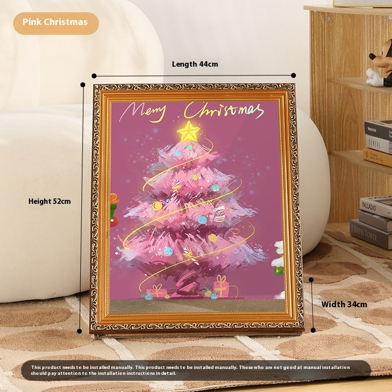 KFX-2354749 Retro Cat Scratch Board Toy with Unique Vintage Photo Frame Designs