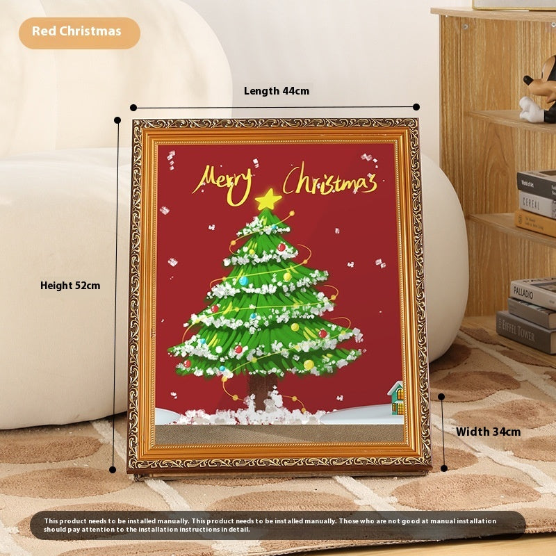KFX-2354749 Retro Cat Scratch Board Toy with Unique Vintage Photo Frame Designs